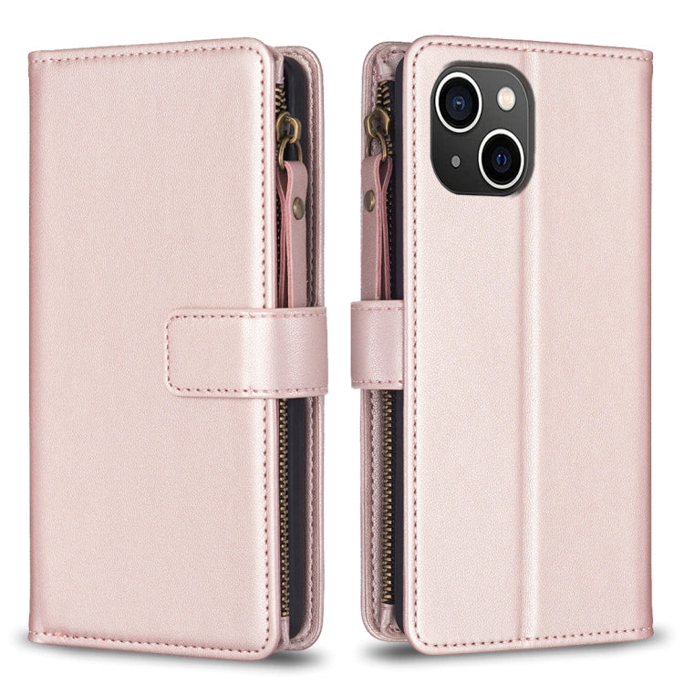 Custodia portafoglio in pelle per iPhone 15