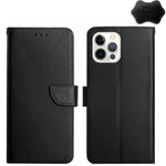Custodia portafoglio in vera pelle per iPhone 15 e 16