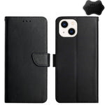 Custodia portafoglio in vera pelle per iPhone 15 e 16