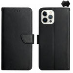 Custodia portafoglio in vera pelle per iPhone 15 e 16