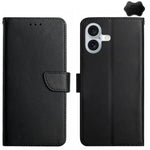 Custodia portafoglio in vera pelle per iPhone 15 e 16