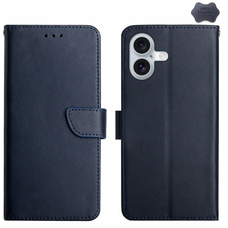 Custodia portafoglio in vera pelle per iPhone 15 e 16