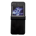 Custodia per telefono protettiva antiurto con cerniera Crazy Horse, For Samsung Galaxy Z Flip5