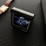 Custodia per telefono protettiva antiurto con cerniera Crazy Horse, For Samsung Galaxy Z Flip5