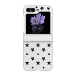 Custodia per telefono antiurto con motivo a stella in PC, For Samsung Galaxy Z Flip5