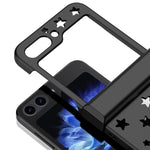 Custodia per telefono antiurto con motivo a stella in PC, For Samsung Galaxy Z Flip5