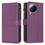 Custodia portafoglio in pelle con 9 slot per Xiaomi Poco F5
