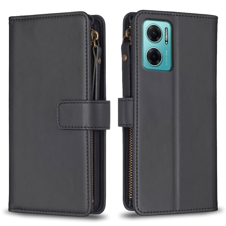 Custodia portafoglio in pelle con 9 slot per Xiaomi