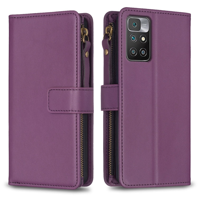 Custodia portafoglio in pelle con 9 slot per Xiaomi