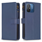 Custodia portafoglio in pelle con 9 slot per Xiaomi Redmi 12C