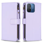 Custodia portafoglio in pelle con 9 slot per Xiaomi Redmi 12C