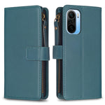 Custodia portafoglio in pelle con 9 slot per Xiaomi