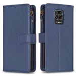Custodia portafoglio in pelle con 9 slot carte per Xiaomi Redmi 9