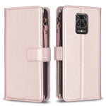 Custodia portafoglio in pelle con 9 slot carte per Xiaomi Redmi 9