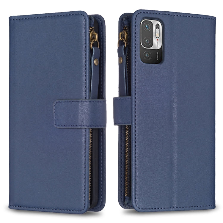 Custodia portafoglio in pelle con 9 slot per Xiaomi