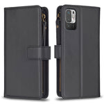 Custodia portafoglio in pelle con 9 slot per Xiaomi