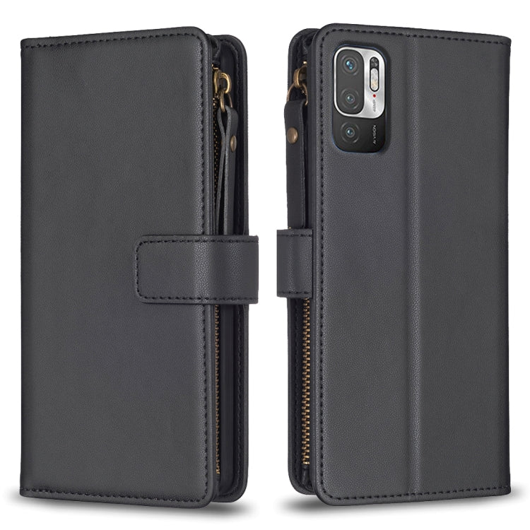 Custodia portafoglio in pelle con 9 slot per Xiaomi