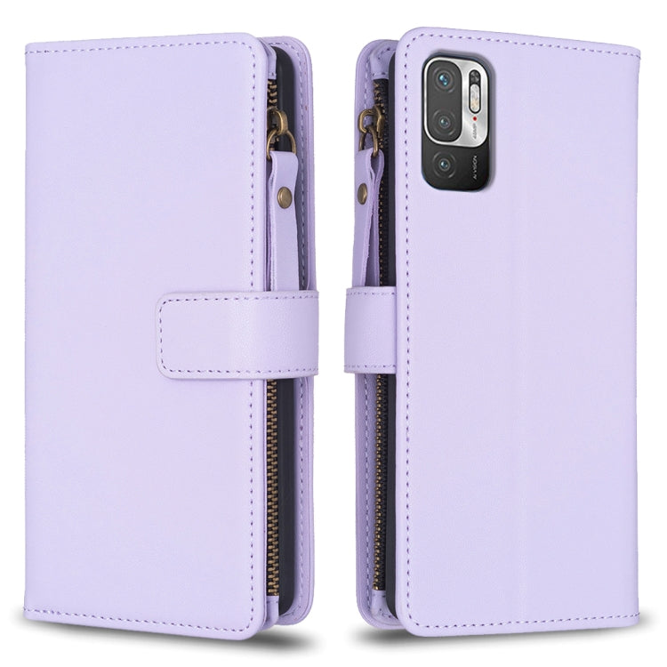 Custodia portafoglio in pelle con 9 slot per Xiaomi