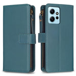 Custodia portafoglio in pelle con 9 slot per Xiaomi Poco F5