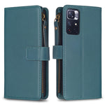 Custodia portafoglio in pelle con 9 slot per Xiaomi Poco F5