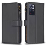 Custodia portafoglio in pelle con 9 slot per Xiaomi Poco F5