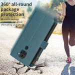 Custodia per telefono a conchiglia in pelle con portafoglio con cerniera a 9 slot per schede, For Xiaomi Redmi Note 9, For Xiaomi Redmi Note 9 Pro Max