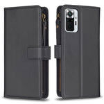 Custodia portafoglio in pelle con 9 slot per Xiaomi