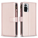 Custodia portafoglio in pelle con 9 slot per Xiaomi