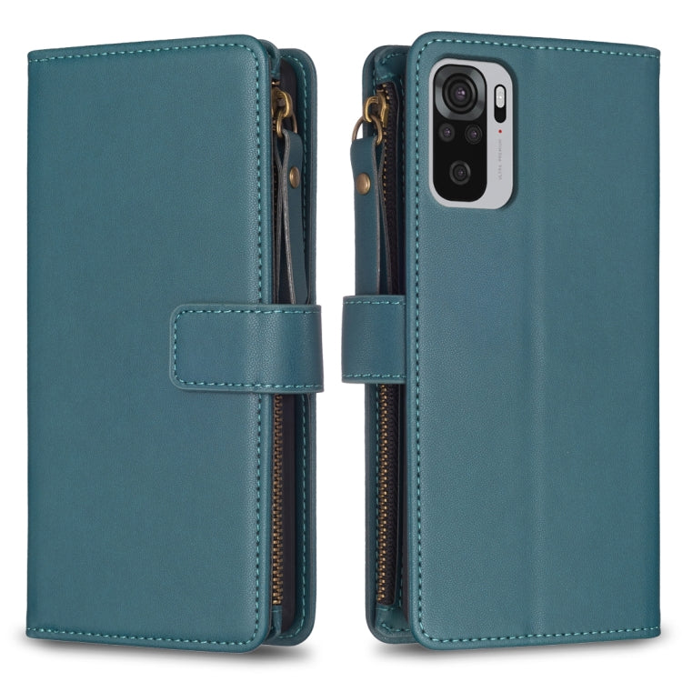 Custodia portafoglio in pelle con 9 slot per Xiaomi