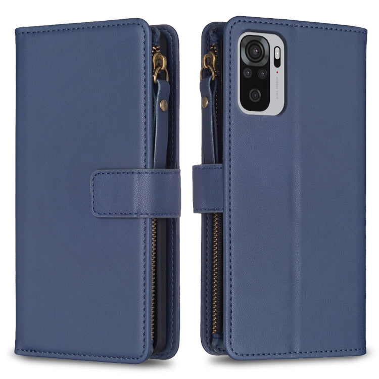 Custodia portafoglio in pelle con 9 slot per Xiaomi