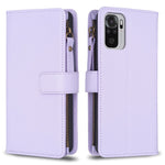 Custodia portafoglio in pelle con 9 slot per Xiaomi