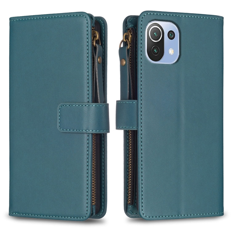 Custodia portafoglio in pelle con 9 slot per Xiaomi