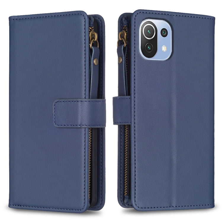 Custodia portafoglio in pelle con 9 slot per Xiaomi