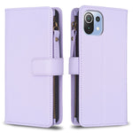 Custodia portafoglio in pelle con 9 slot per Xiaomi