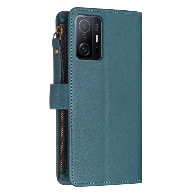 Custodia portafoglio in pelle con 9 slot per Xiaomi