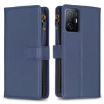 Custodia portafoglio in pelle con 9 slot per Xiaomi