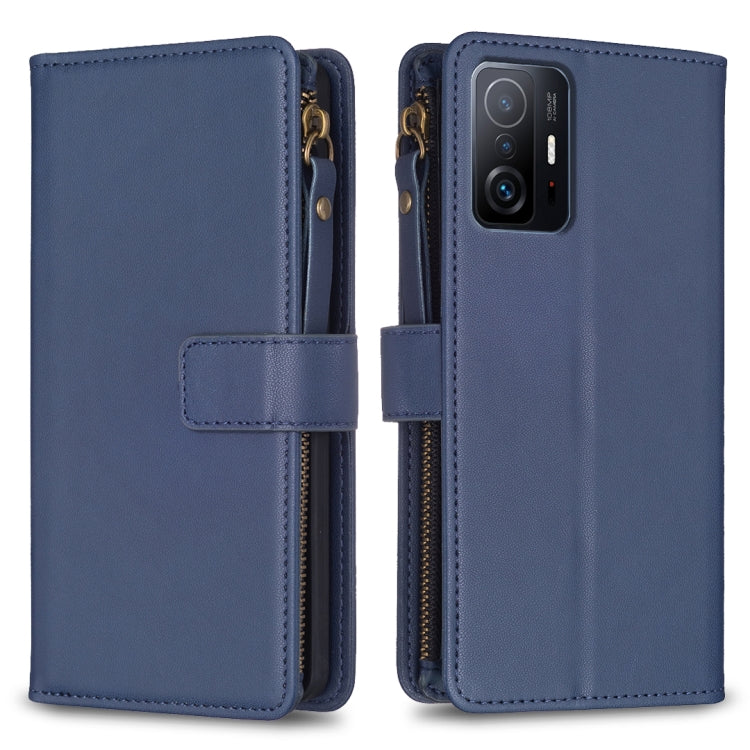 Custodia portafoglio in pelle con 9 slot per Xiaomi