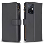 Custodia portafoglio in pelle con 9 slot per Xiaomi