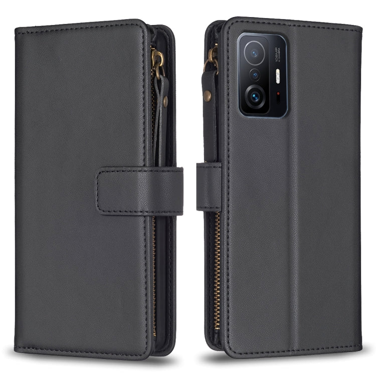 Custodia portafoglio in pelle con 9 slot per Xiaomi