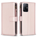 Custodia portafoglio in pelle con 9 slot per Xiaomi