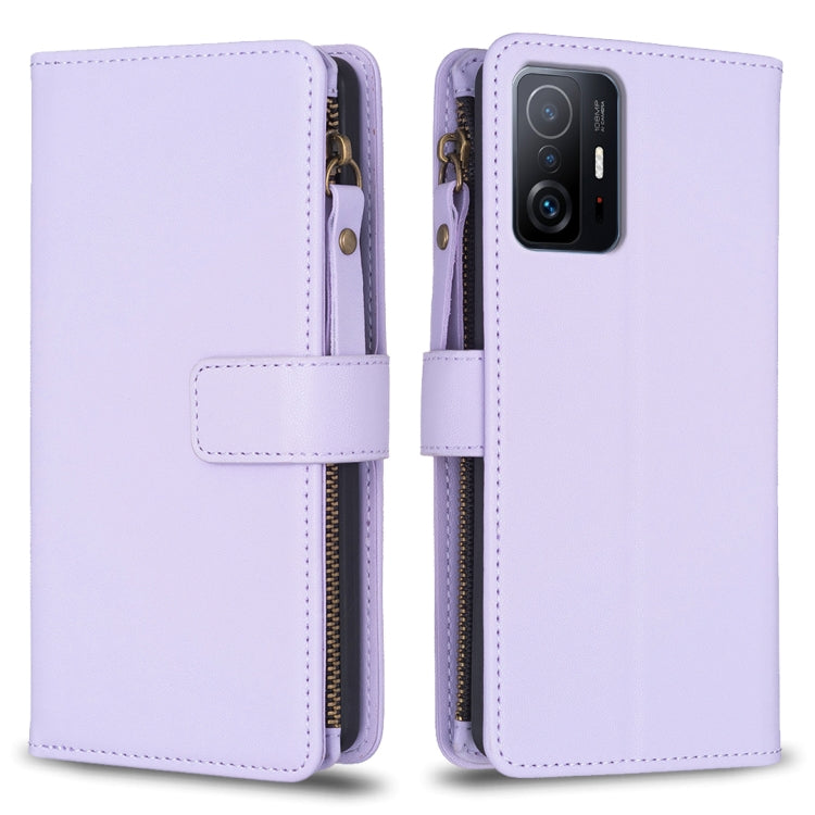 Custodia portafoglio in pelle con 9 slot per Xiaomi