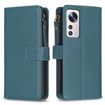 Custodia portafoglio in pelle con 9 slot per Xiaomi