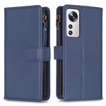 Custodia portafoglio in pelle con 9 slot per Xiaomi