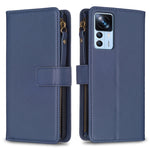 Custodia portafoglio in pelle con 9 slot per Xiaomi