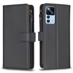 Custodia portafoglio in pelle con 9 slot per Xiaomi
