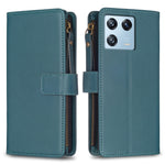 Custodia portafoglio in pelle con 9 slot per Xiaomi Redmi 12C
