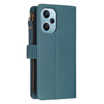 Custodia portafoglio in pelle con 9 slot per Xiaomi Poco F5