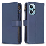 Custodia portafoglio in pelle con 9 slot per Xiaomi Poco F5