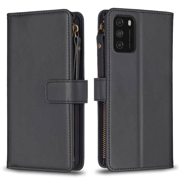 Custodia portafoglio in pelle con 9 slot per Xiaomi