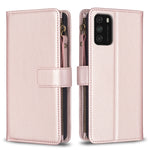 Custodia portafoglio in pelle con 9 slot per Xiaomi